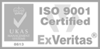 ISO 9001 Certified logo