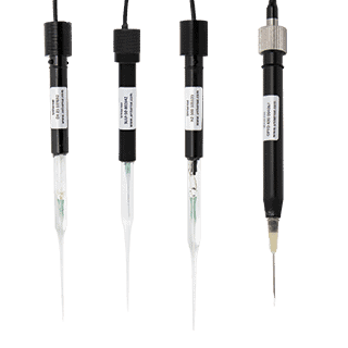 Four microsensors displayed together