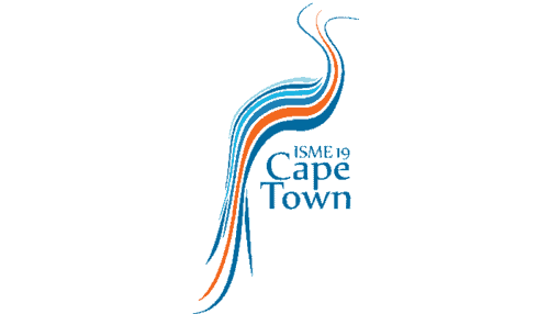 Logo for ISME 19 in Cape Town